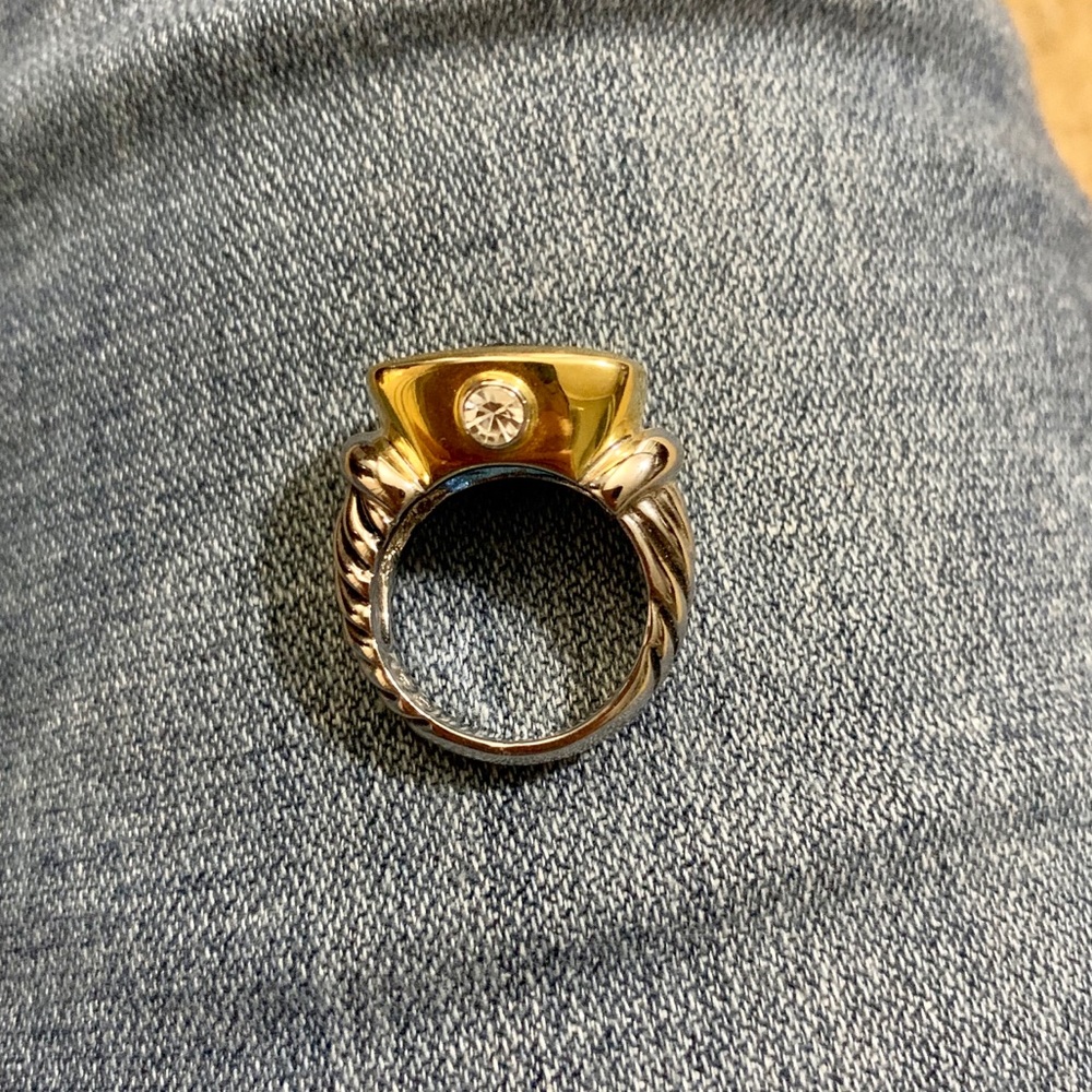 *PD* Gold & Silver Costume Bling Ring